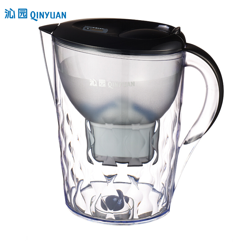 沁园(QINYUAN)过滤净水器 家用滤水壶 净水壶 JB-C1101-净水杯(黑色)