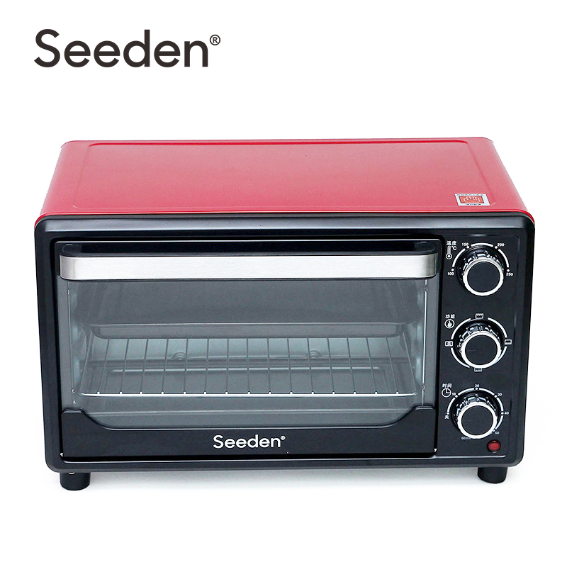 西点(Seeden) SD-1250R烤箱家用 烘焙 多功能全自动迷你蛋糕电烤箱25升