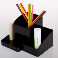 三木 （SUNWOOD）6140 多功能笔筒 黑色