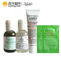 科颜氏(Kiehl's)黄瓜水40ml+集焕白净透爽肤水40ml+高保湿洁面啫喱30ml+芫荽橙萃净澈防护面膜5ml*2