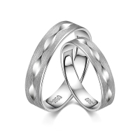 雅宝福Pt950铂金戒指爱的戒指送女友