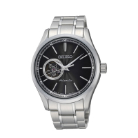 精工(SEIKO)手表 Presage领航系列商务休闲自动上链机械男表 SSA083J1