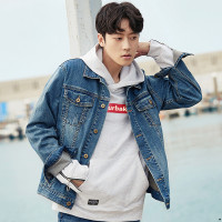 Gurbaks秋冬夹克男韩版潮流帅气牛仔衣2017新款男士外套GJ4012
