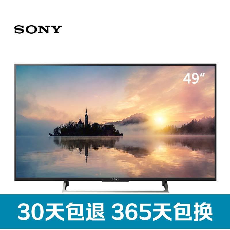 索尼(SONY)KD-49X7500E 49英寸 4K超高清 智能安卓7.0 醇音技术 影院享受【客卧两用】