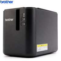 兄弟(Brother)PT-P900标签机/条码打印机固定资产条码旗帜线缆标识机房管理标识替代PT-9700宽度36mm