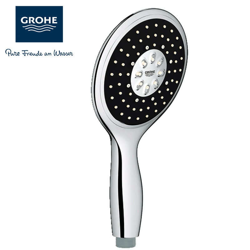 德国-高仪(GROHE)恒温花洒套装 维达利手持 铜制 多出水 挂墙式 卫浴花洒
