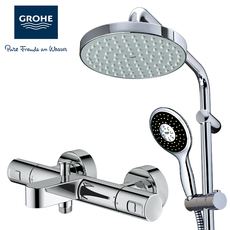 德国-高仪(GROHE)恒温花洒套装 淋浴花洒 顶喷花洒 洗澡花洒