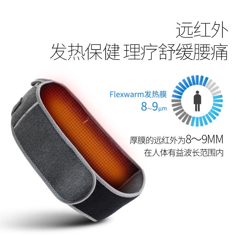 Flexwarm 飞乐思 4小时三档恒温热敷 电加热疗法 护腰带 腰部按摩垫图片