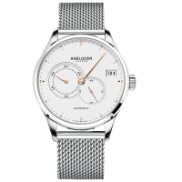 瑞士艾戈勒（agelocer）新款忒弥斯系列瑞士原装进口男士手表全自动皮带男表防水机械表 瑞士表 独特男表