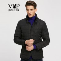 花花公子贵宾(Playboy VIP Collection)男士时尚休闲修身便西 黑色PB144501