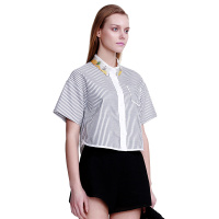 XG 时尚条纹上衣 XB221001B551