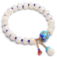 印象眸白菩提根手链女款白菩提根转运珠手串