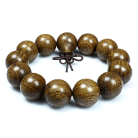 印象眸 高密度老料金丝檀佛珠手串