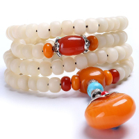 印象眸 白菩提108颗手链菩提根多层多圈手串