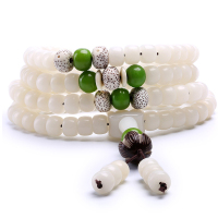 印象眸 白菩提根108颗手链女款清凉菩提根手串多层多圈手链