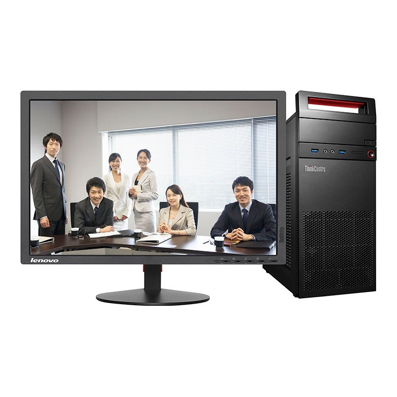联想ThinkCentre E73-10C000ESCD 台式电脑整机+19.5显示器
