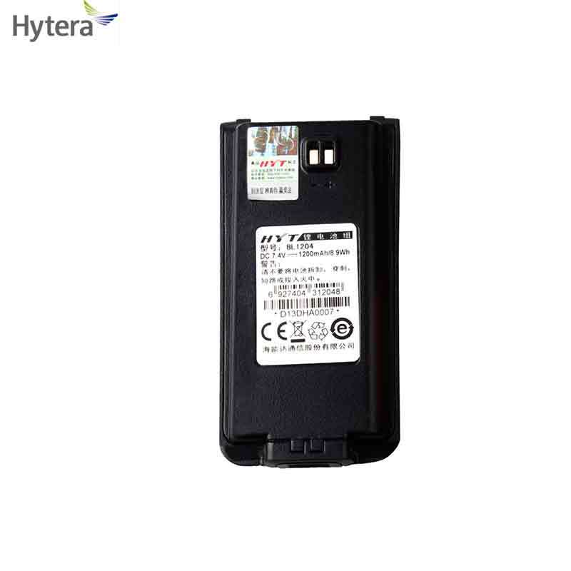海能达(Hytera)对讲机电池 BL1204原装电池TC-610/TC-620原装锂电池 1200mAh