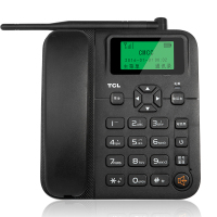 TCL GF100畅联电话机座机卡移动手机SIM卡来电显示大音量家用办公固定插卡电话(黑)