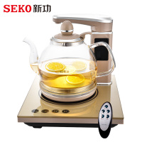 新功(SEKO) N68 遥控全自动上水电热水壶高硼硅玻璃烧水壶自动抽水电茶炉家用
