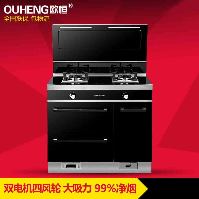 欧恒(OUHENG) OH-X5一体灶 油烟机燃气灶 烟灶消套装 环保灶无烟灶