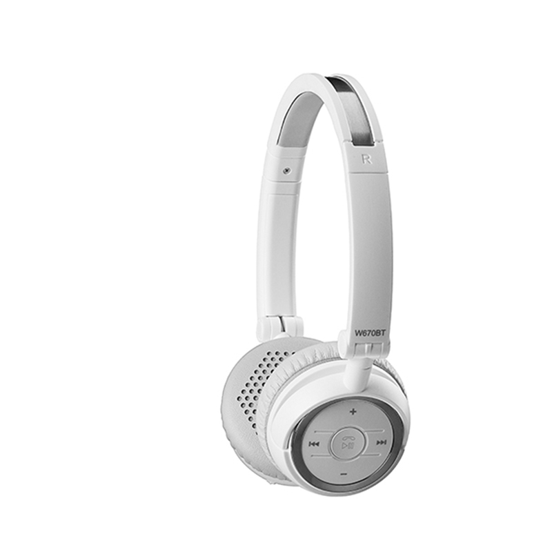 Edifier/漫步者 W670BT头戴式苹果蓝牙耳机电脑无线手机音乐耳麦 白色