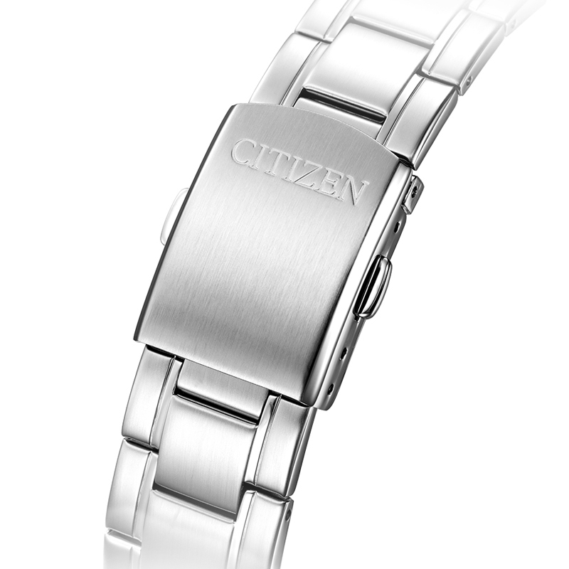 西铁城(CITIZEN)手表 自动机械黑盘钢带休闲女表PD7140-58EB