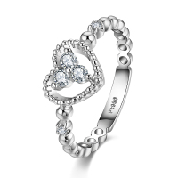 雅宝福18k戒指女士戒指送女友礼物情人节礼物