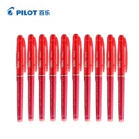 百乐(pilot)LF-22P4摩磨擦钢珠笔10支装0.4mm 可擦中性笔 进口笔 针管笔 可擦写磨砂水笔摩磨擦笔笔类