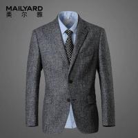 美尔雅(MAILYARD)西服单件男商务休闲男式羊毛西服男士时尚单西装330