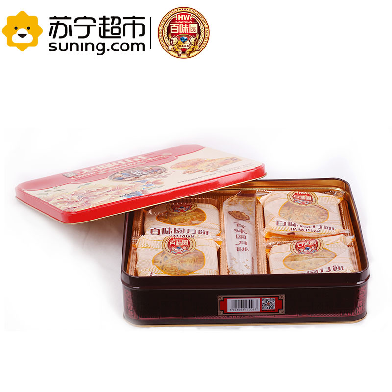 百味园蛋黄火腿伍仁月500g