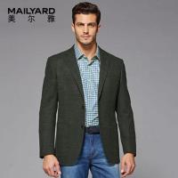 美尔雅西服单件男纯羊毛商务休闲男式西服男士单西上衣307
