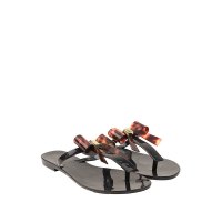 Melissa 蝴蝶结装饰T字女士拖鞋 31926-2