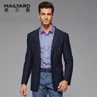 美尔雅(MAILYARD)西服单件男商务休闲男式西装华夫格男士春夏薄西服312