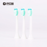 荷兰PCS电动牙刷头替换3支装适用于T-6S T-7S型号杜邦软毛