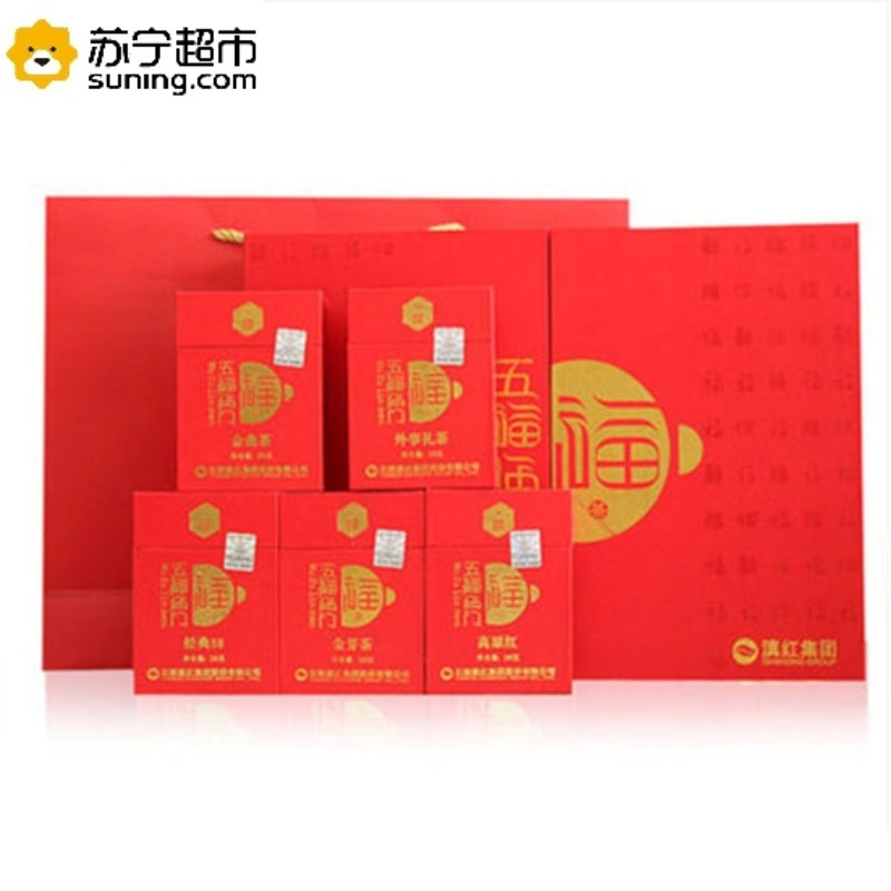 凤牌 五福临门 功夫红茶 特级 礼盒装 4g*7袋*5盒
