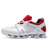 奇安达运动鞋透气男女网布跑鞋休闲减震情侣休闲跑步鞋慢跑鞋 QADTK01