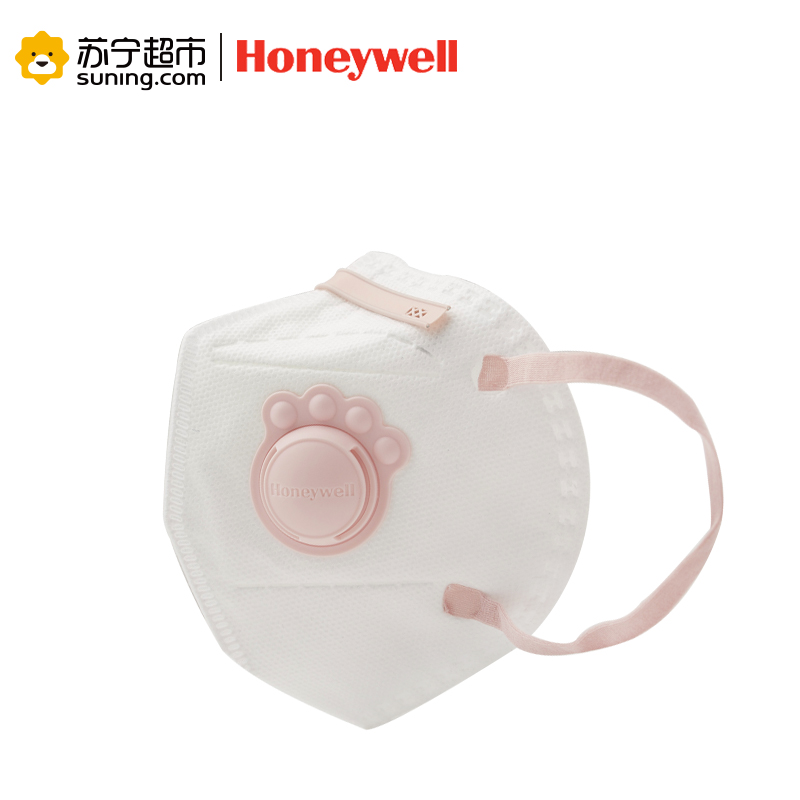 霍尼韦尔(Honeywell) H950V-G10 折叠耳戴式KN95萌宠女孩防雾霾PM2.5口罩(10只装)