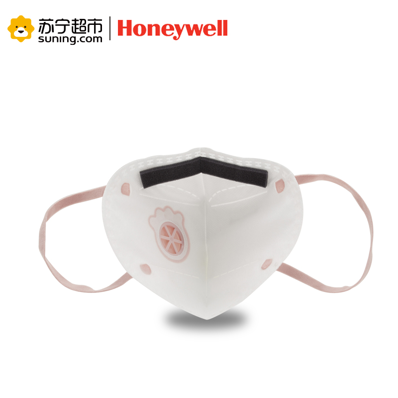 霍尼韦尔(Honeywell) H950V-G10 折叠耳戴式KN95萌宠女孩防雾霾PM2.5口罩(10只装)