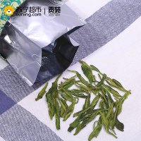 贡苑 茶叶 绿茶 西湖龙井梅家坞绿茶 200g/罐