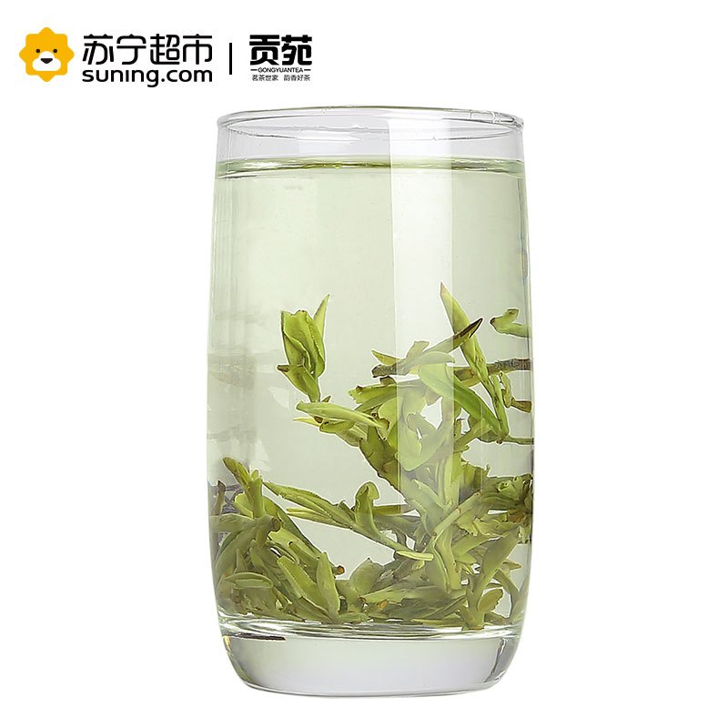 贡苑 茶叶 绿茶 西湖龙井梅家坞绿茶 200g/罐