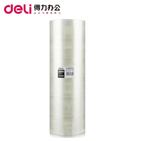 得力(deli)30334普透封箱胶带 60mm*150y(137米)6卷/筒