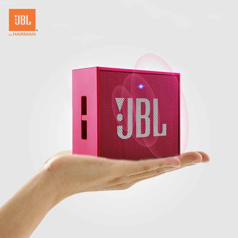 JBL GO 音乐金砖 蓝牙小音箱 音响 低音炮 便携迷你音响 音箱 玫瑰红