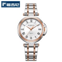 罗西尼（ROSSINI）手表 时尚腕表简约小巧精致文艺两针石英表女士手表金属表带石英表 女表716728