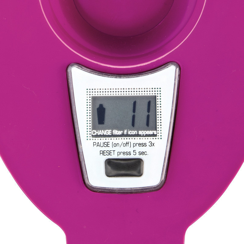 德国BWT倍世 Penguin 2.7L便携式 家用滤水壶 净水壶 净水器 紫红色Aubergine