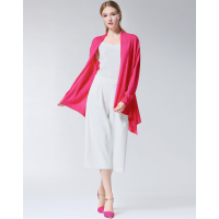 亮丽不规则休闲羊毛针织衫DSF3N53