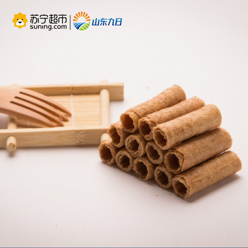 九日(JIUR) 进口饼干 九日三丝卷荔枝味饼干75g 泰国进口