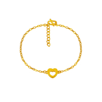 雅宝福黄金女士手链足金手链情人节礼物时尚手链