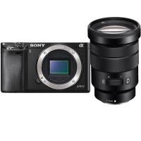 索尼(SONY)ILCE A6000黑色(18-105mm)数码微单相机 单镜头套装 约2430万像素