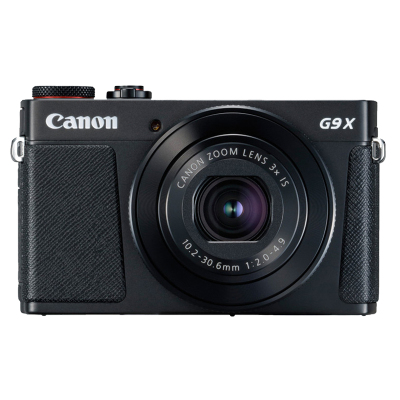 佳能(Canon) PowerShot G9 X Mark II +16G存储卡+相机包 数码相机 便携式专业相机 黑色