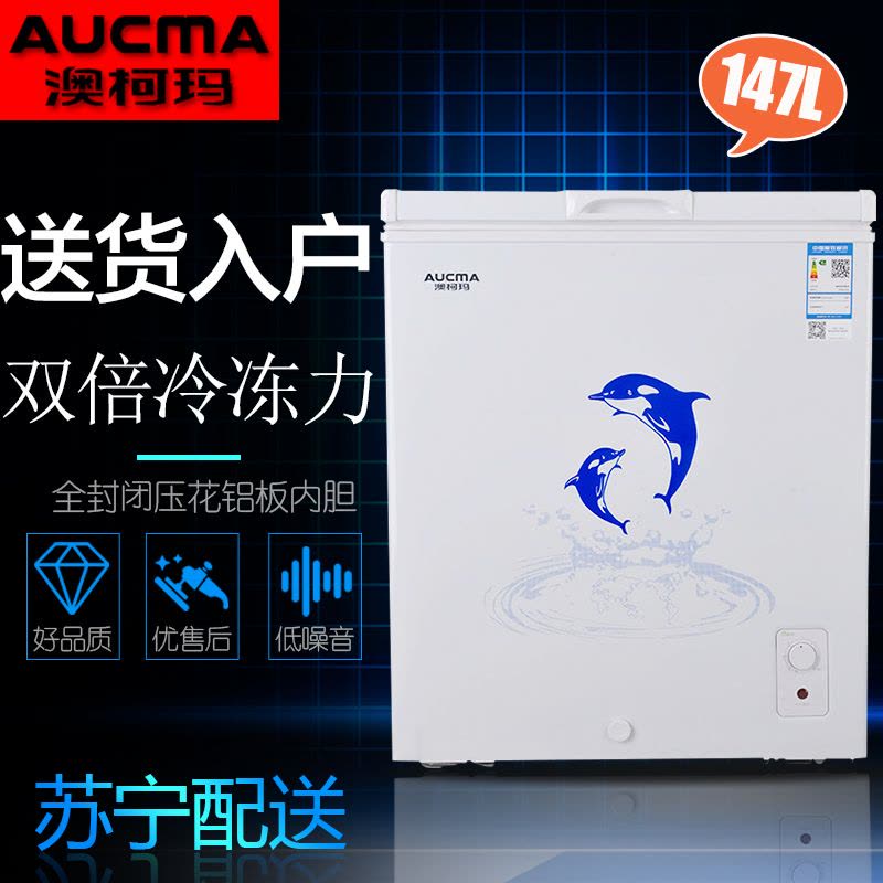 澳柯玛(Aucma) BC/BD-147NA 147升 顶开式单温冷柜(白色)图片